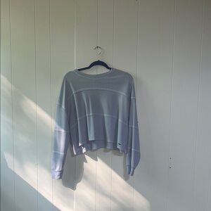 Hollister Blue Crew Neck Sweater Relaxed Fit Soft Knit